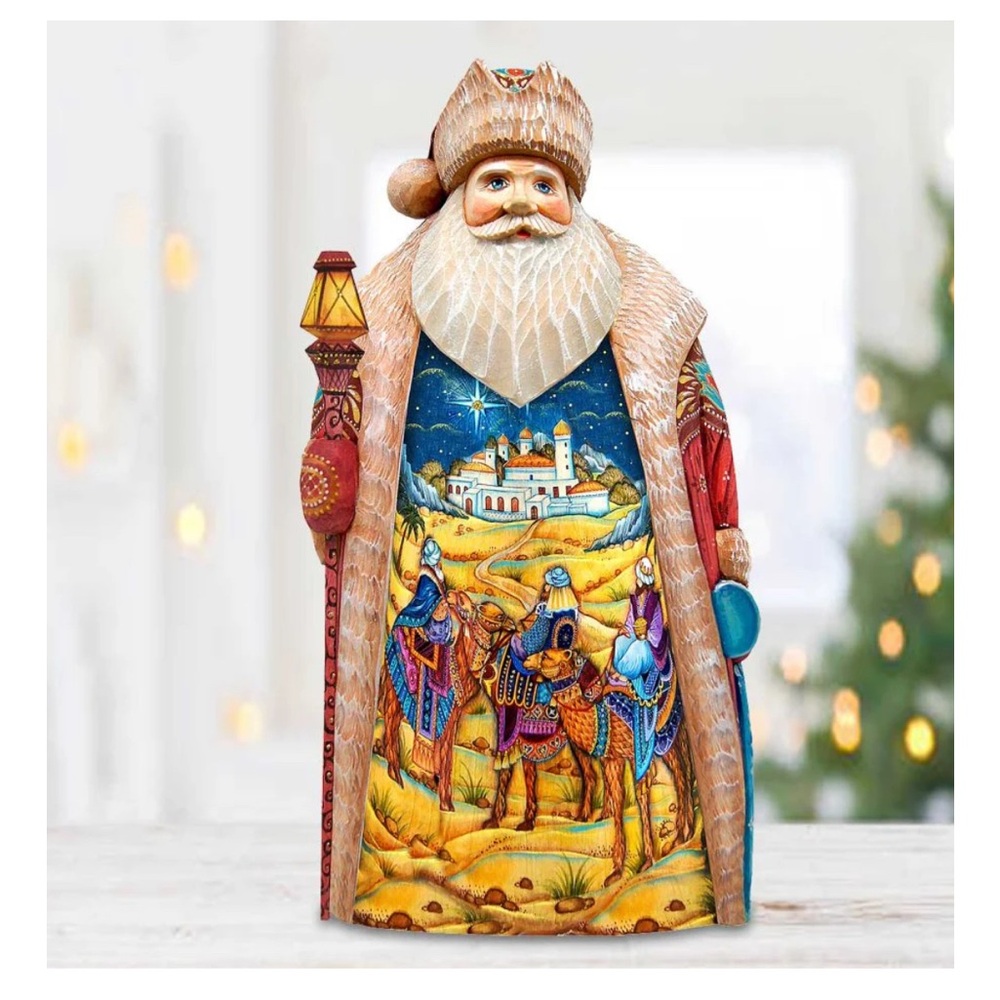 G. Debrekht Three Kings Christmas Decor Hand Crafted|collector Item